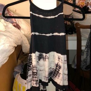 Free people tie dye tank- open back
